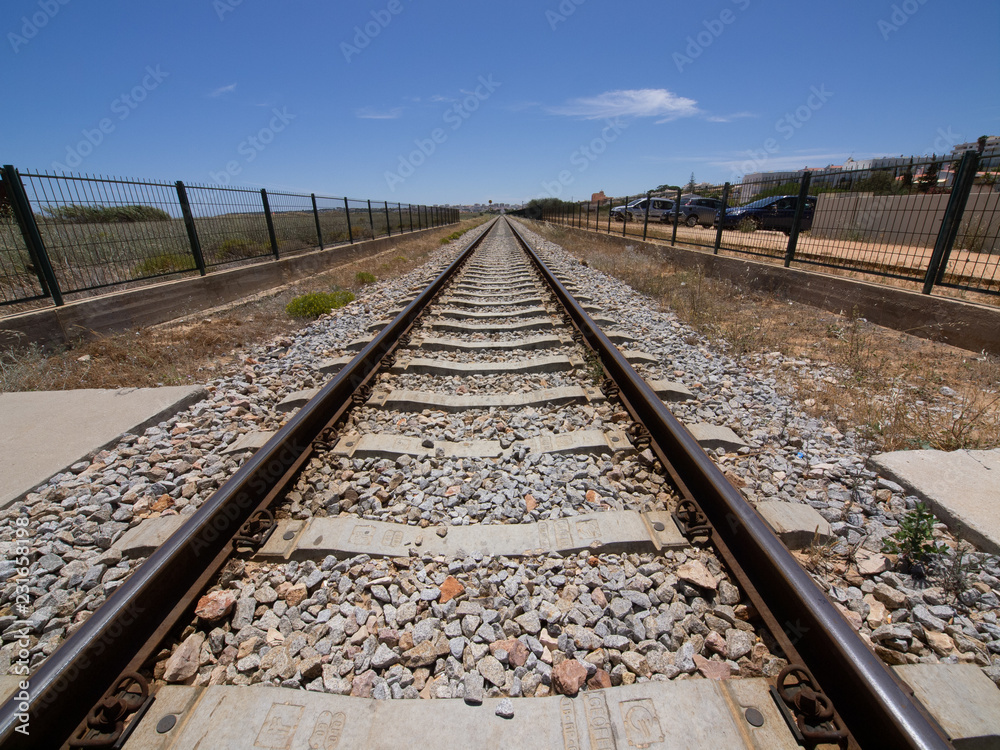 Fototapeta premium railroad tracks