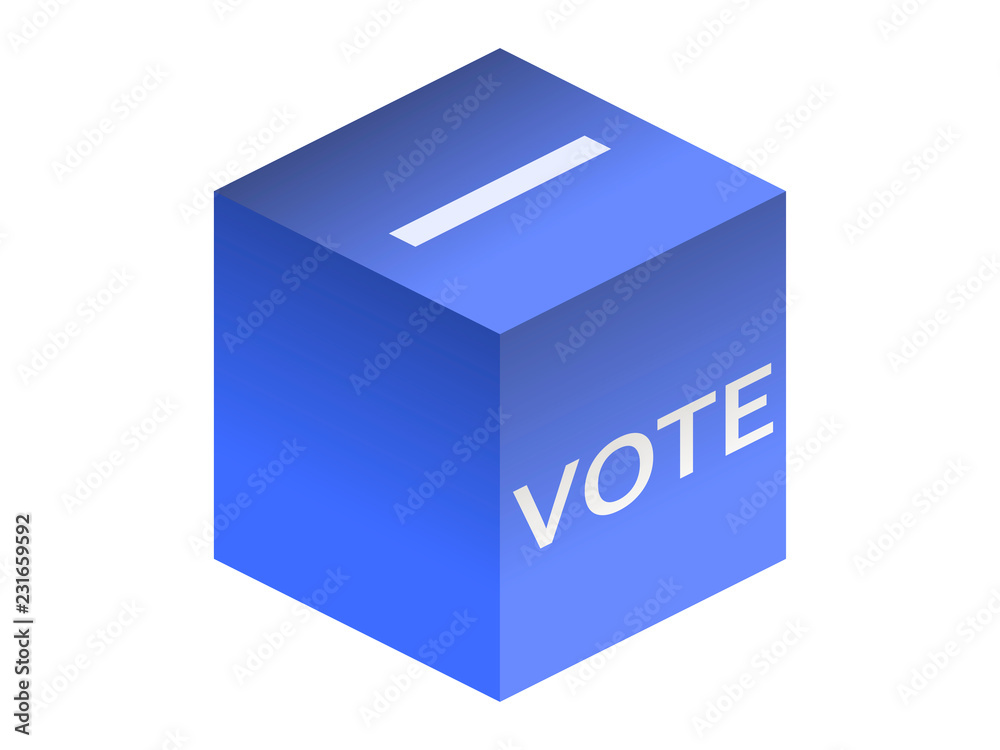 Electronic ballot box icon isolated on white background. Electronic voting. Vector illustration Electronic ballot box icon isolated on white background. Electronic voting. Vector illustration