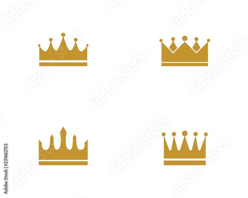 Crown Logo Template vector illustration