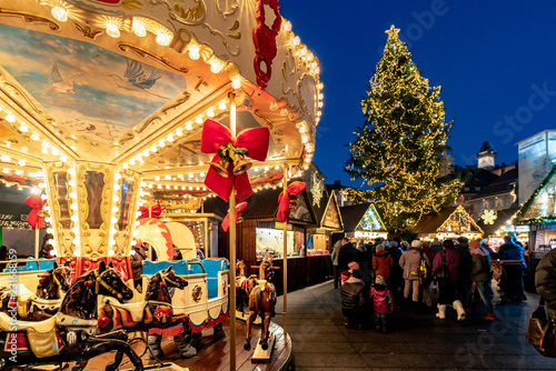 Graz advent market in the main city square