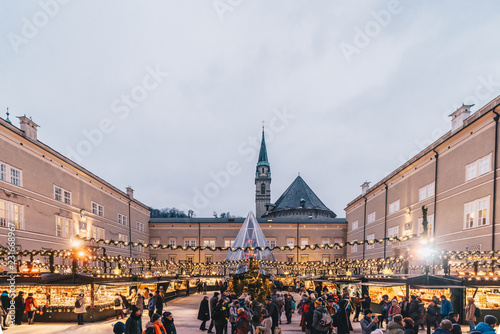 Christmas Market in Salzburg photo