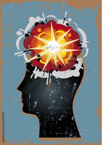 head and explosion