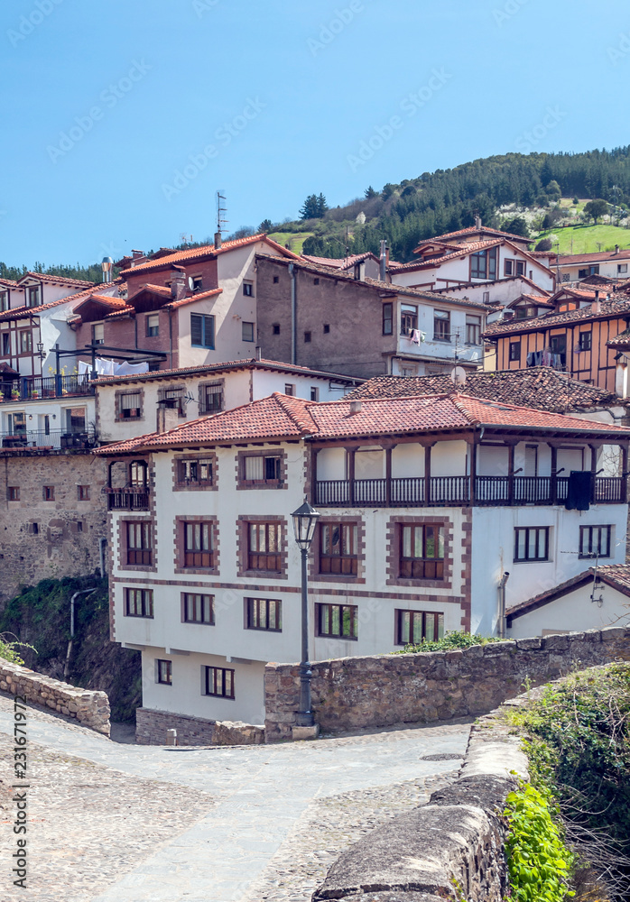 Potes village in the north of Spain