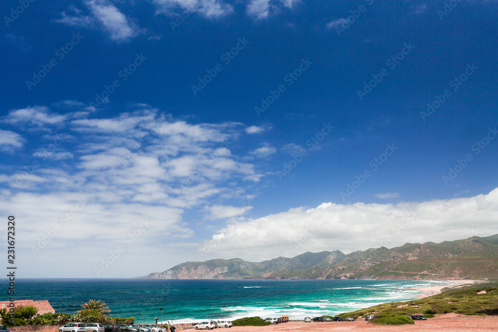 Bellissimo panorama nella costa tra porto Paglia (Gonnesa) e Spiaggia di mezzo (Iglesias) Bellissimo panorama nella costa tra porto Paglia (Gonnesa) e Spiaggia di mezzo (Iglesias)