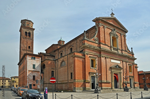 Imola, Italy,  Saint Cassian cathedral consecrated in 1271. 