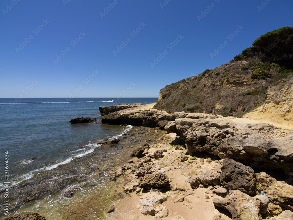 Coast of the sea in Portugal Coast of the sea in Portugal