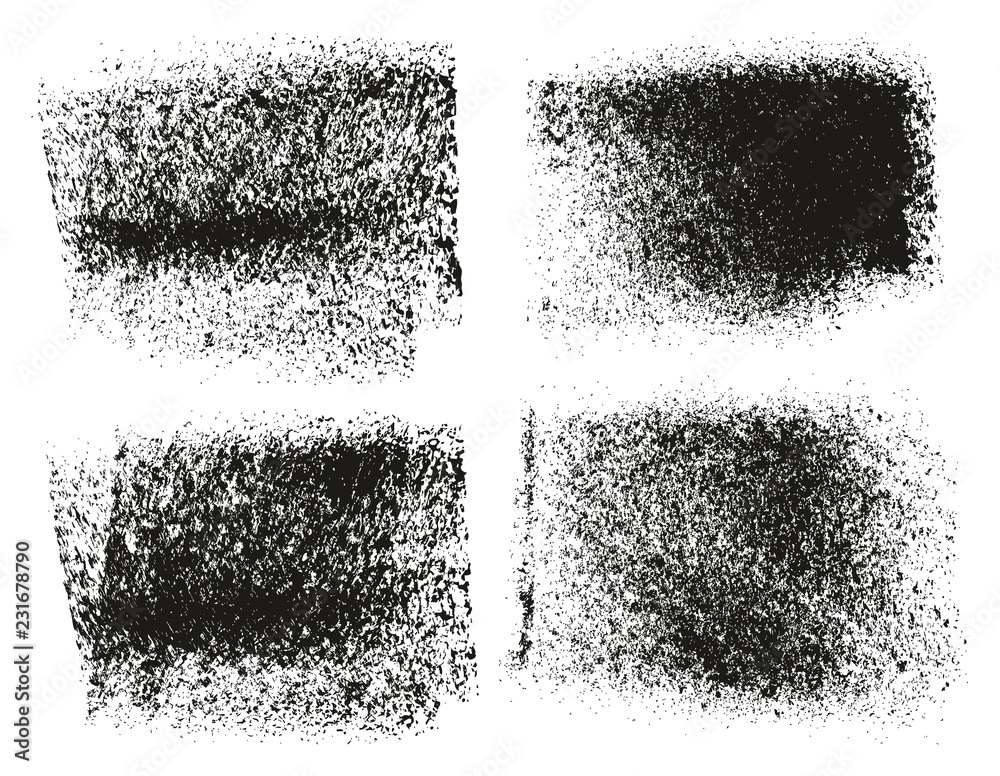 Fototapeta premium Paint Roller Rough Grunge Backgrounds High Detail Abstract Vector Lines & Background Set 148