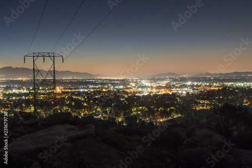 Los Angeles California dawn...