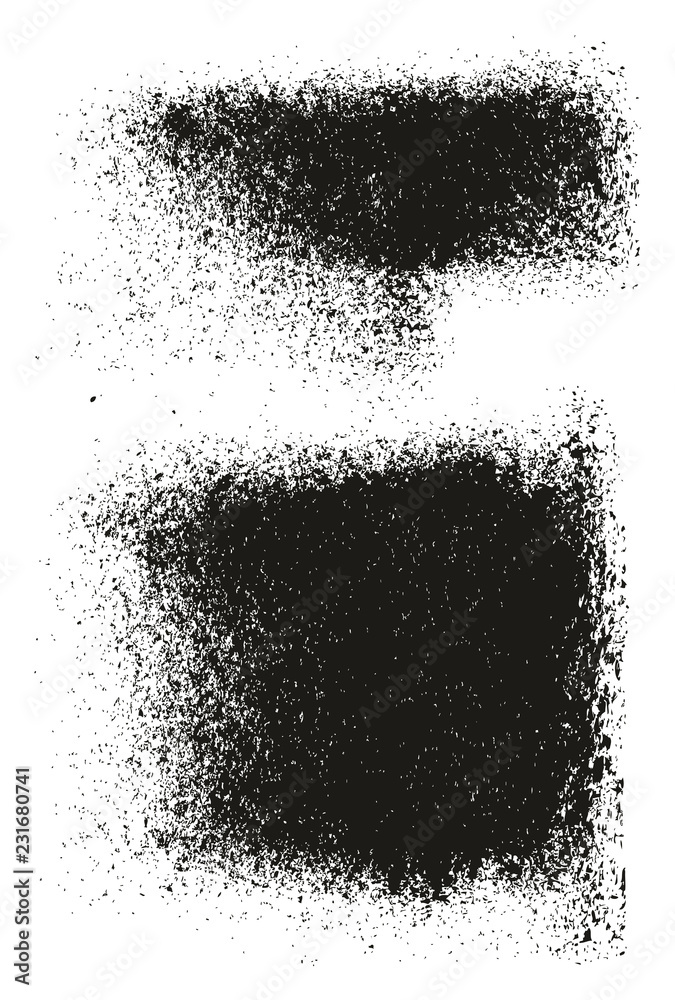 Fototapeta premium Paint Roller Rough Grunge Backgrounds High Detail Abstract Vector Lines & Background Set 123