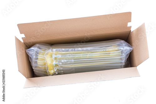 translucent air packaging, protection of goods, plastic packaging