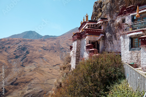 Cave Monastery in Tibet