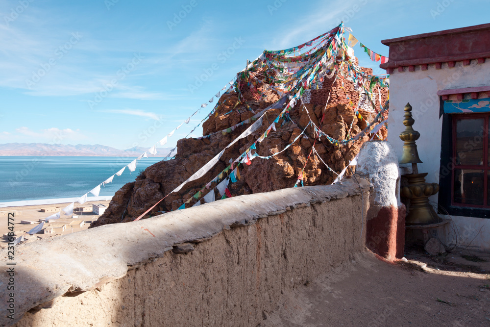 Sacred Lake Manasarovar in Tibet Sacred Lake Manasarovar in Tibet