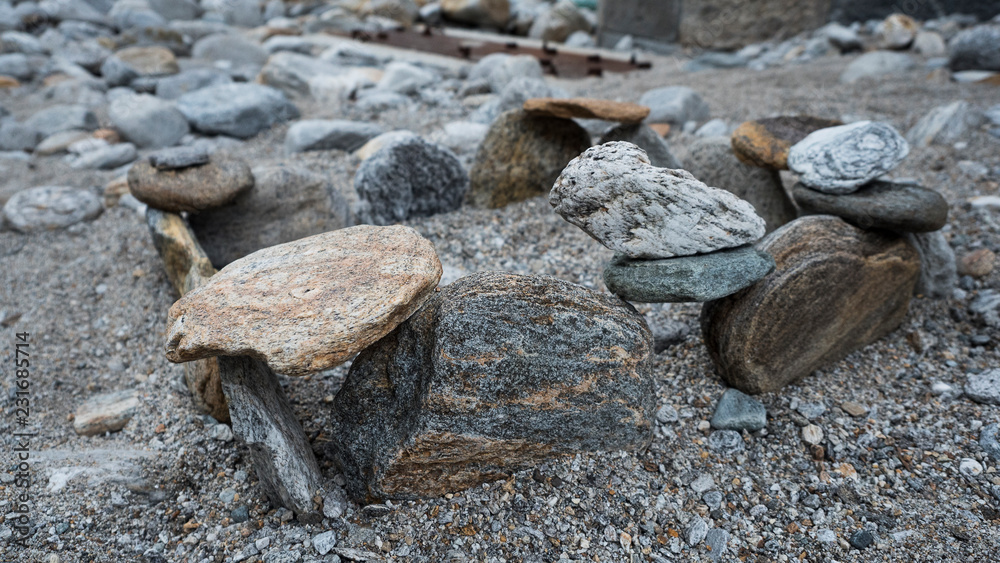 Fototapeta premium Steingebilde
