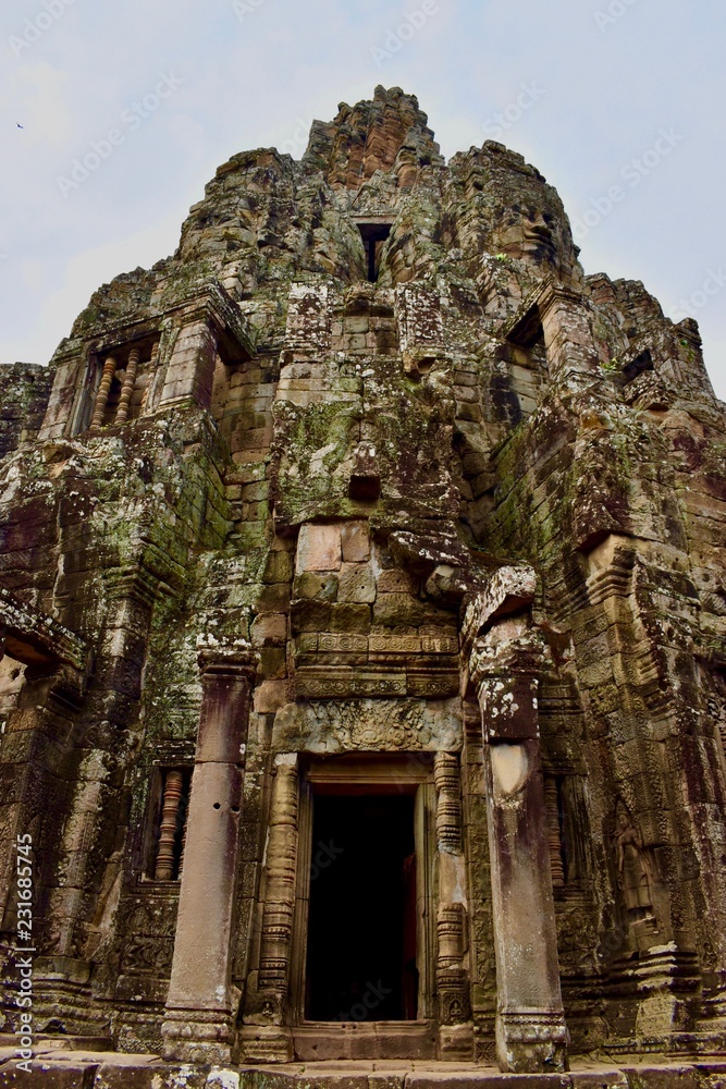 Bayon temple, Angkor Thom, Siem Reap, Cambodia. 