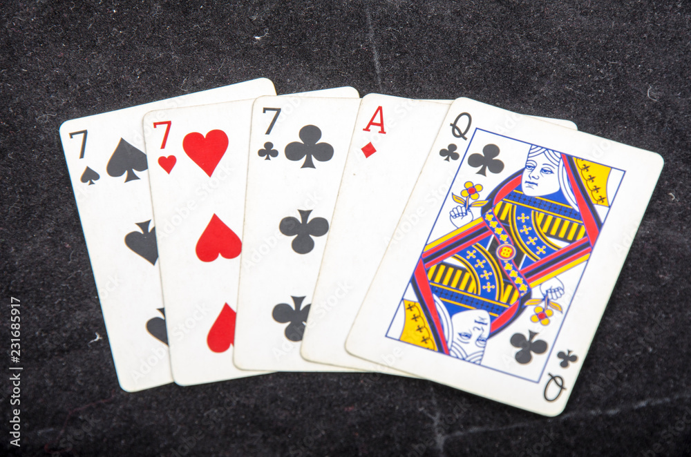 Obraz premium playing cards