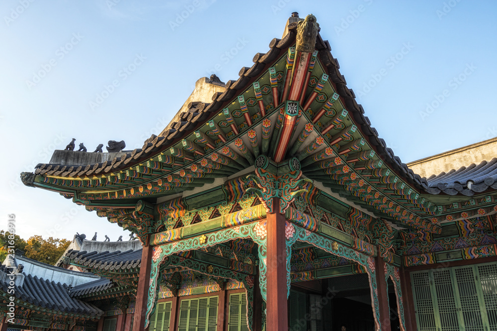 Obraz premium Changdeokgung palace details
