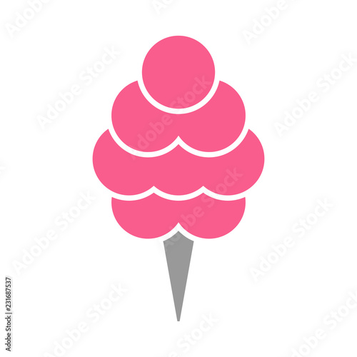 Cotton candy vector