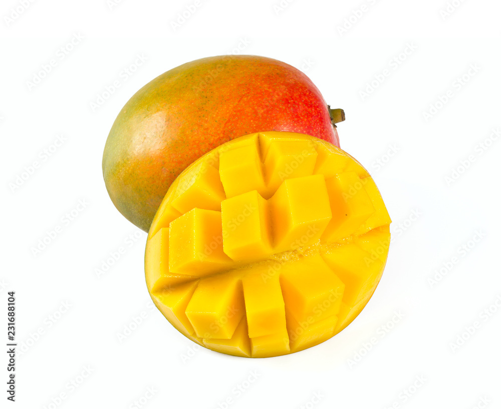 mango isolated on white background