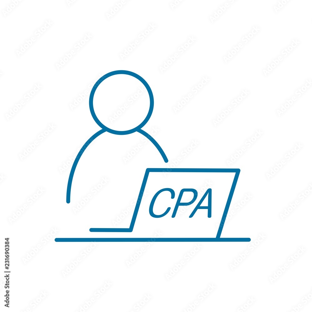 CPA - сертифицированный публичный бухгалтер.