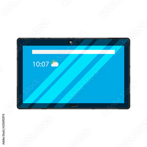 flat style tablet