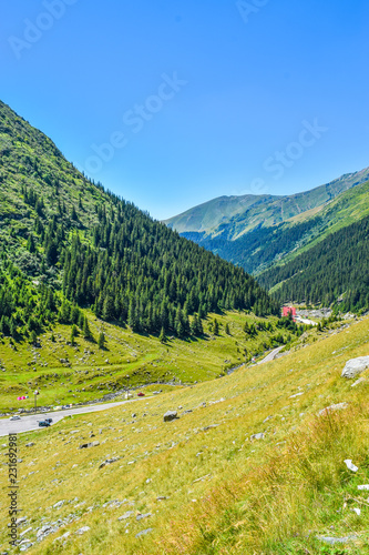 The Transfagarasan road. photo