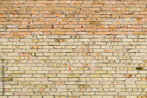 Vintage red brick wall