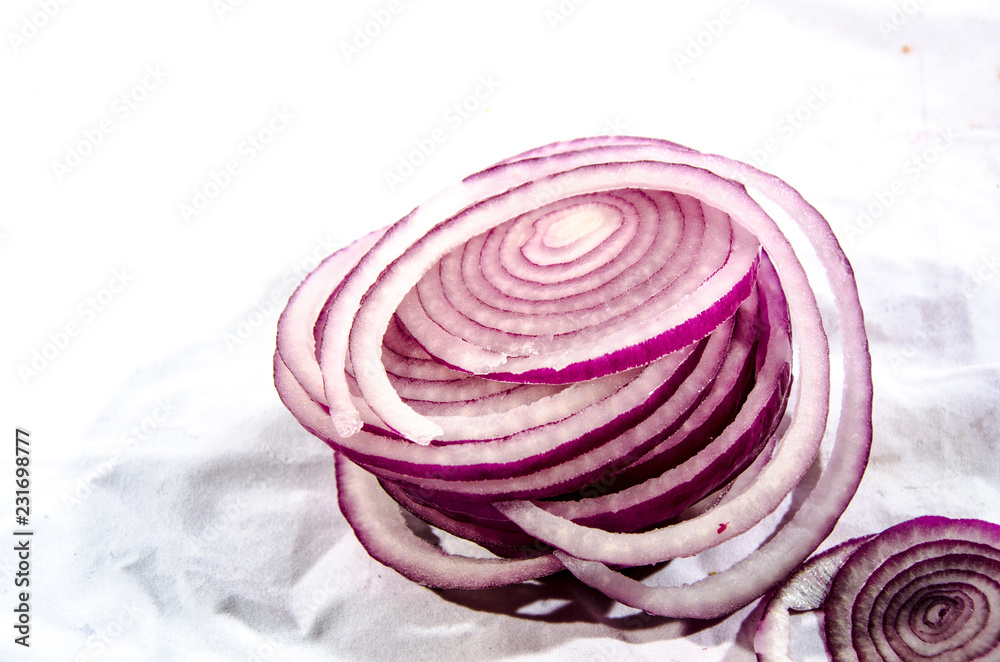 Fototapeta premium red onions 