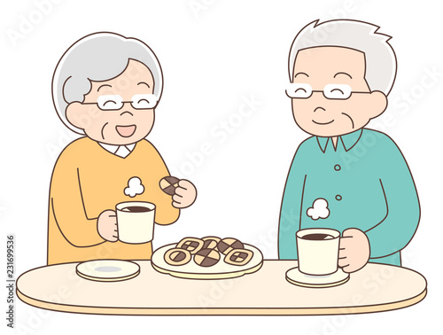 コーヒー_シニア夫婦2