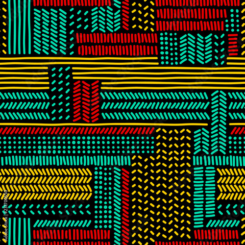 Simple colorful doodle stro...