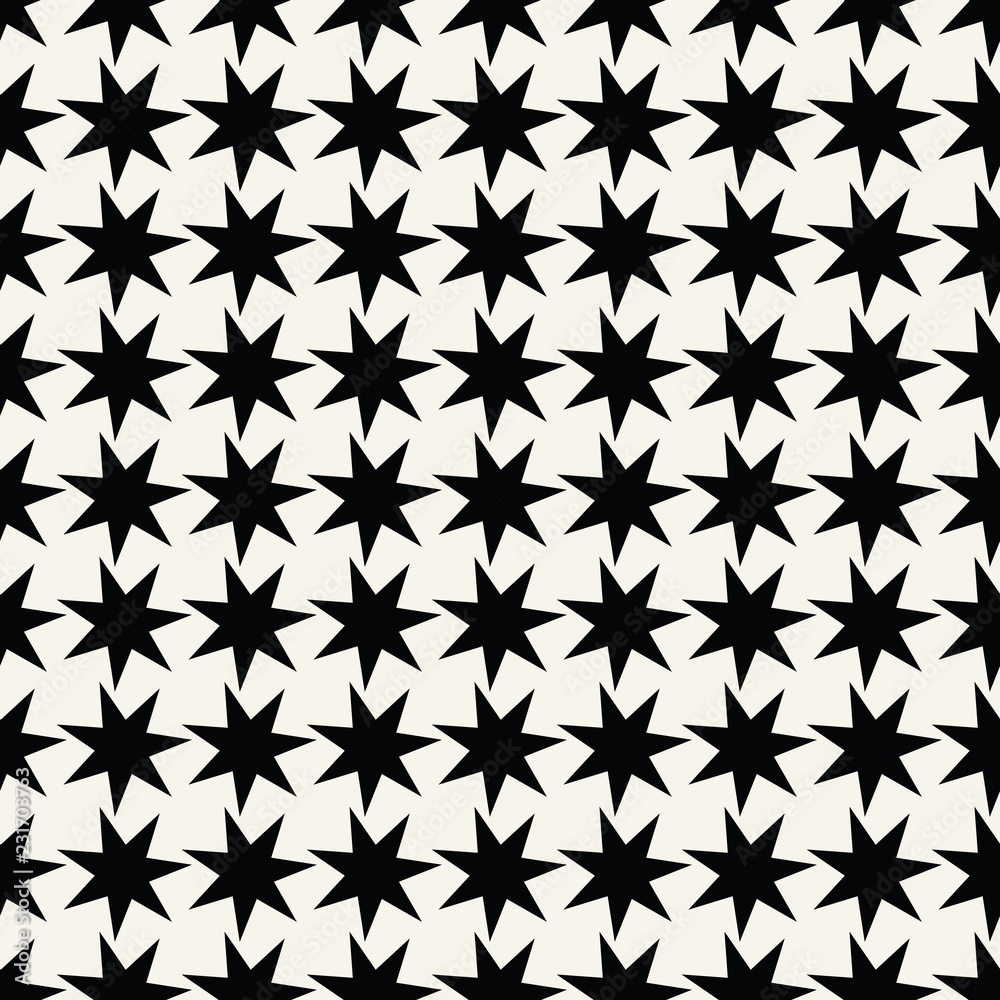 Seamless geometric star vector pattern. Retro design backdrop texture. Seamless geometric star vector pattern. Retro design backdrop texture.