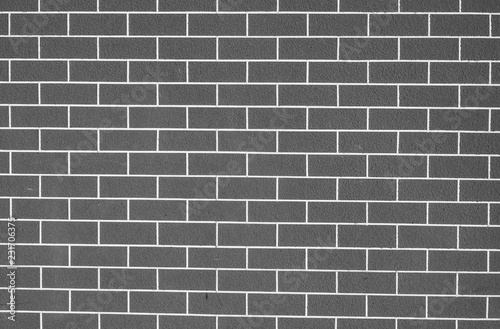 Modern brick wall, red brick wall or brick wall texture for background. Black and white concept.