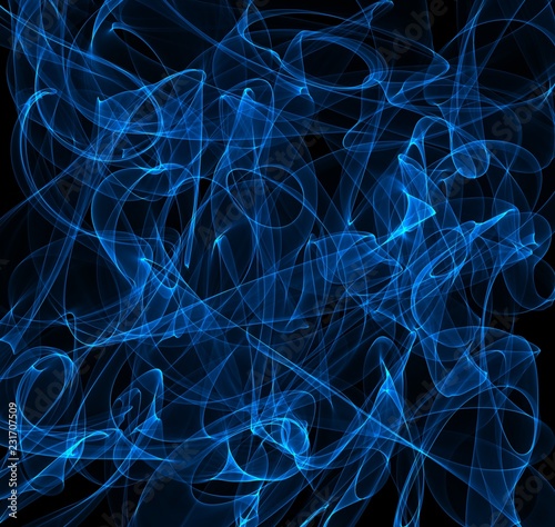 blue lines illustration