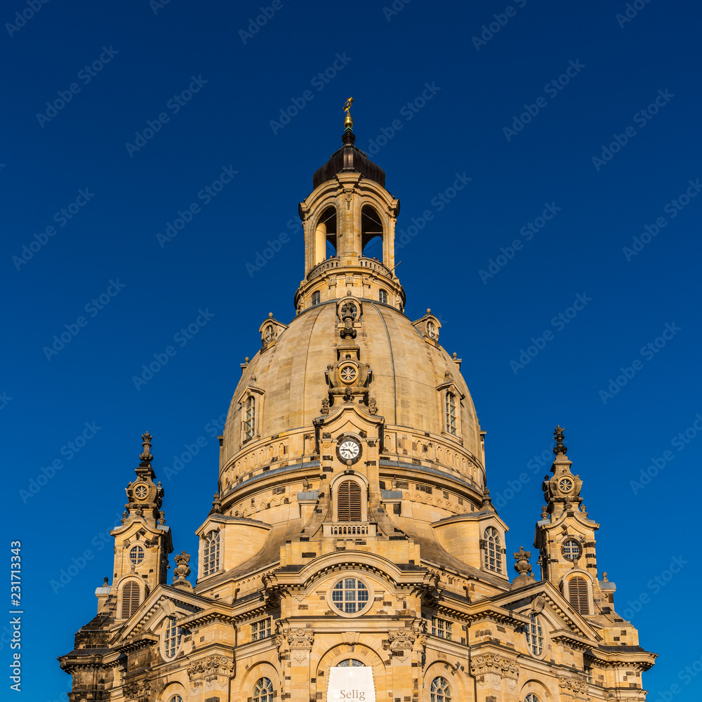 Wieder aufgebaute Frauenkirche in Dresden