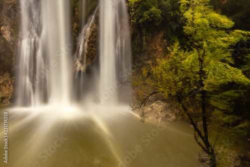 Cascade of Sillans on the river Bresque photo