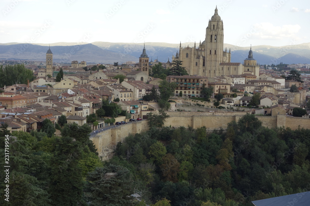 Catedral de Segovia desde el Alcazar