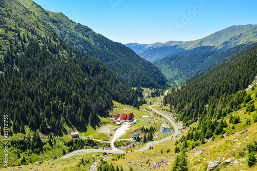 The Transfagarasan road. photo