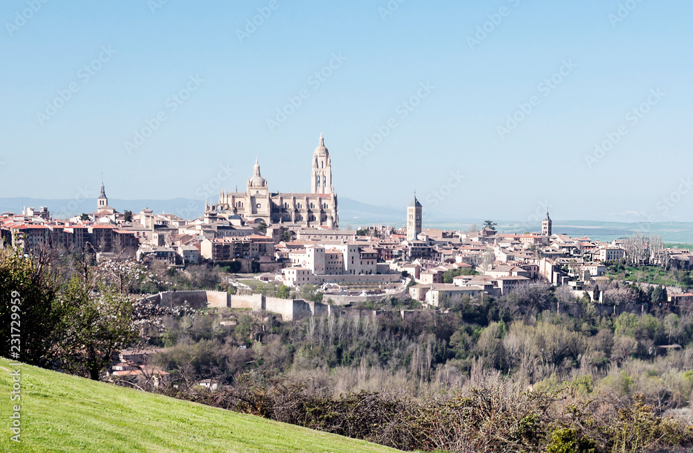 Obraz premium City of Segovia in Spain