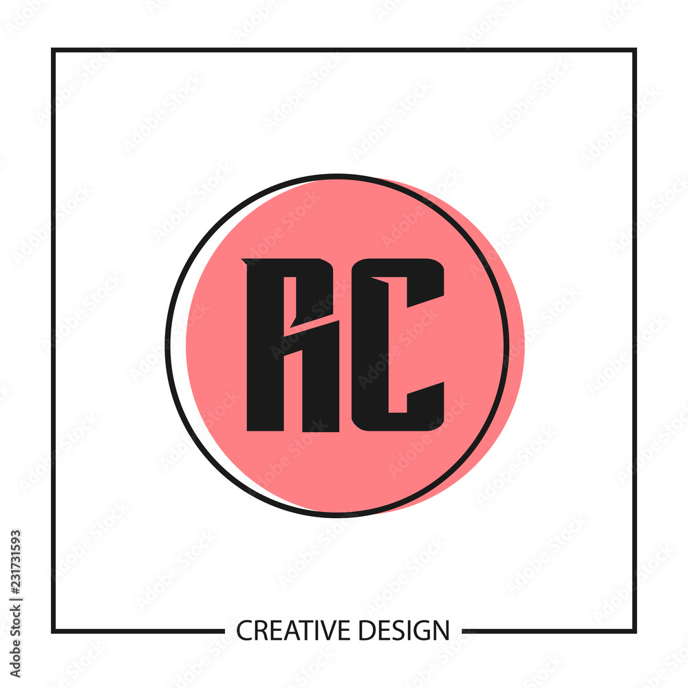Initial Letter RC Logo Template Design Vector Illustration Initial Letter RC Logo Template Design Vector Illustration