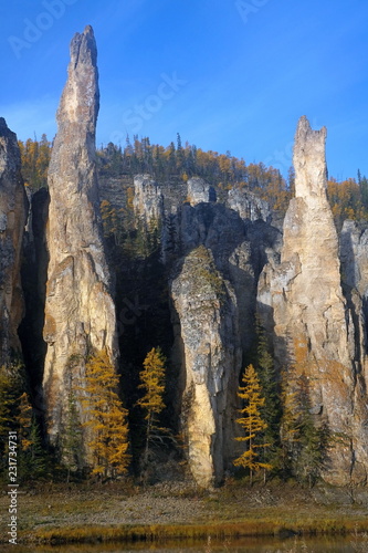 Trip photo: rocks in Yakutia, Russia