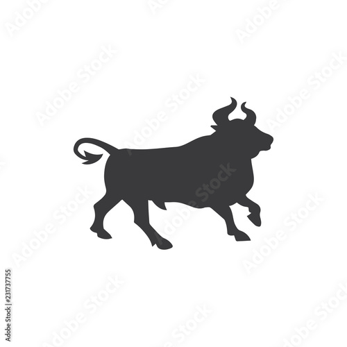Bull vector icon