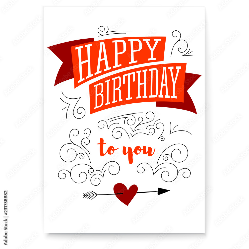 Hand Drawing Cartoon Happy Birthday Royalty Free SVG, Cliparts, Vectors,  and Stock Illustration. Image 27911308.