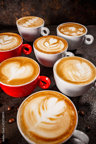 Coffee latte art set