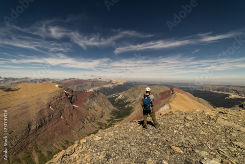 Summit from Mt. Siyeh  Glacier National Park  Montana