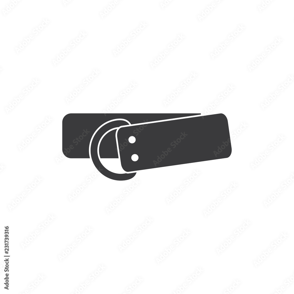 Belt gear vector icon