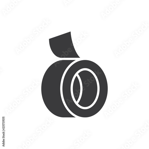 Adhesive tape vector icon