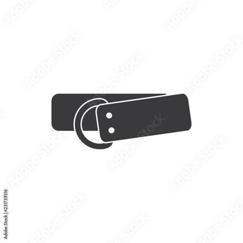 Belt gear vector icon