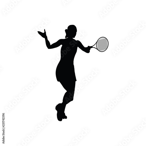 Tennis silhouette © Konovalov Pavel
