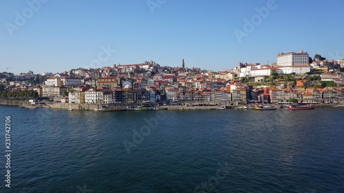 cable car at the douro river of porto © chriss73