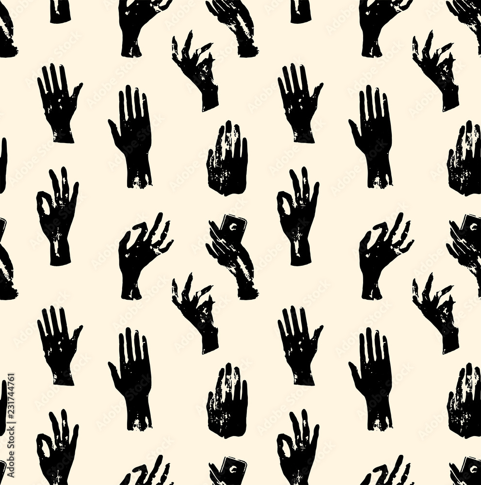 Witch hands pattern Witch hands pattern