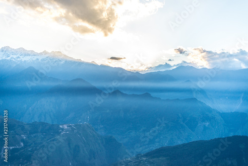 Sunrise in Himalayas